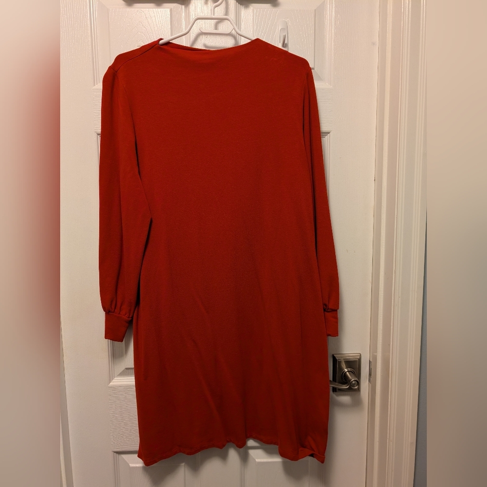 Encircled Comfy Puff Sleeve Dress